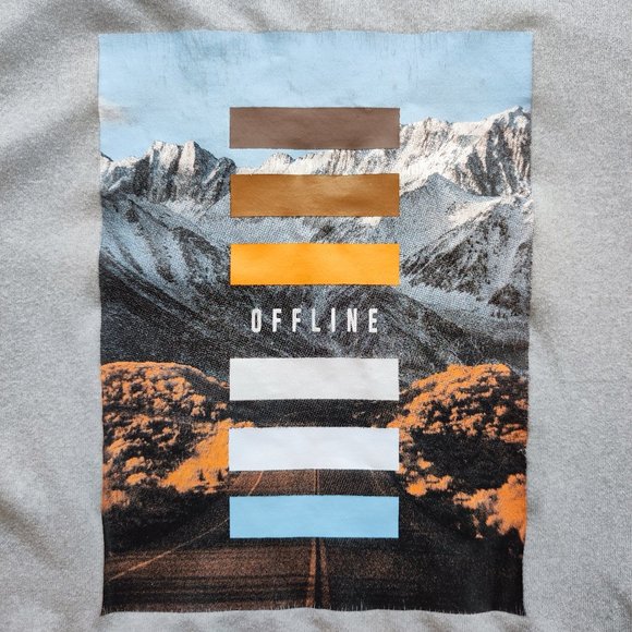 Old Navy Active grey T-shirt men's size S - Picture 2 of 4